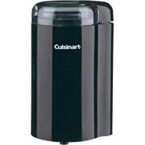 DESCRIPTION: (1) COFFEE BAR COFFEE GRINDER BRAND/MODEL: CUISINART SIZE: 1-12 CUPS RETAIL$: $35.00 EA QTY: 1