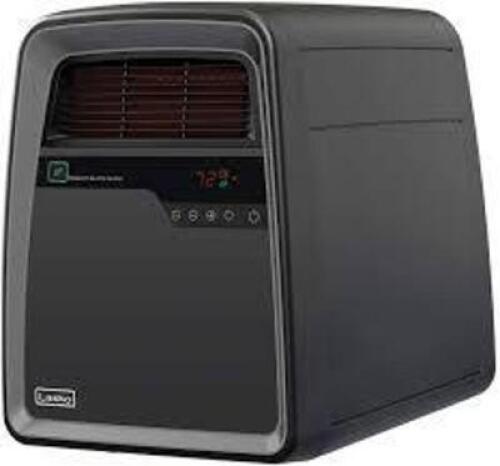 DESCRIPTION: (1) INFRARED QUARTZ HEATER BRAND/MODEL: LASKO INFORMATION: COOL-TOUCH, BLACK RETAIL$: $222.99 EA QTY: 1