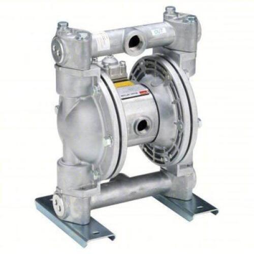 DESCRIPTION: (1) DOUBLE DIAPHRAGM PUMP BRAND/MODEL: DAYTON #6PY44 INFORMATION: AIR, ALUMINUM, BOLT, 1 IN FLUID CONNECTION SIZE, NPT, BUNA-N, BUNA-N RE