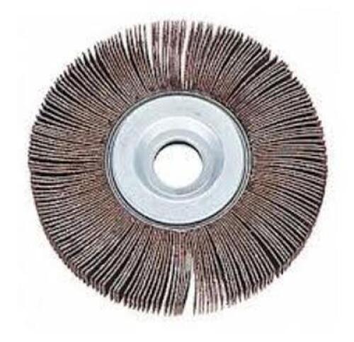DESCRIPTION: (4) PACKS OF (10) FLAP WHEEL BRAND/MODEL: GLOBAL ABRASIVE #809775-26969 SIZE: 1.5X1X.25 -20 GRIT 120 QTY: 4