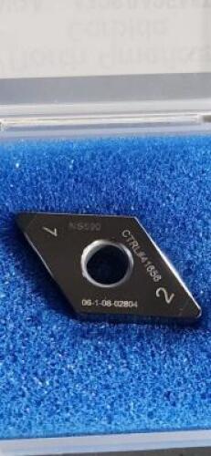 DESCRIPTION: (10) PVD COATED TURNING INSERTS BRAND/MODEL: NORTHAMERICAN TOOL DNGA432 80425MT RETAIL$: $111.84 PER INSERT QTY: 10