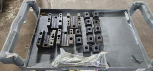 DESCRIPTION: (1) BIN OF LATHE TOOLHOLDER PARTS SIZE: MUST INSPECT QTY: 1
