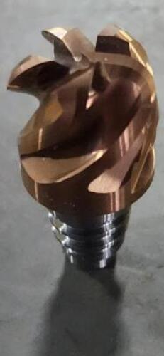 DESCRIPTION: (3) EXCHANGABLE HD COROMILL HEAD BRAND/MODEL: SANDVIK COROMANT/A316-25SM550-10063P 1030 INFORMATION: 5-FLUTE, 50 DEGREE HELIX RETAIL$: $3