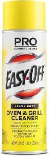 DESCRIPTION: (4) OVEN AND GRILL CLEANER BRAND/MODEL: PRO EASY OFF SIZE: 24 OZ RETAIL$: $13.00 EA QTY: 4