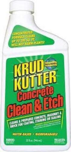 DESCRIPTION: (3) CONCRETE CLEAN AND ETCH BRAND/MODEL: KRUD KUTTER SIZE: 1 QT RETAIL$: $13.99 EA QTY: 3