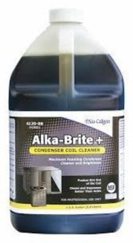 DESCRIPTION: (2) CONDENSER COIL CLEANER BRAND/MODEL: NU-CALGON ALKA-BRITE #4120-08 SIZE: 1 GALLON RETAIL$: $25.00 EA QTY: 2