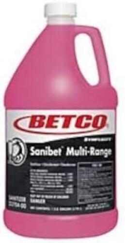 DESCRIPTION: (4) SANIBET MULTI-RANGE BRAND/MODEL: BETCO #23704-00 SIZE: 1 GALLON RETAIL$: $30.00 EA QTY: 4