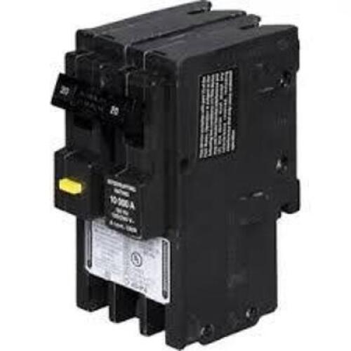 DESCRIPTION: (1) CIRCUIT BREAKER AND GROUND FAULT INTERRUPTER BRAND/MODEL: SQUARE D HOME LINE #HOM220GFI SIZE: 20A 2 POLES RETAIL$: $125.99 EA QTY: 1