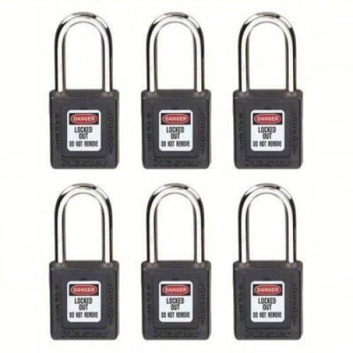 DESCRIPTION: (1) CASE OF (6) LOCKOUT PADLOCK BRAND/MODEL: MASTER LOCK #32U999 INFORMATION: BLACK RETAIL$: $118.75 EA QTY: 1