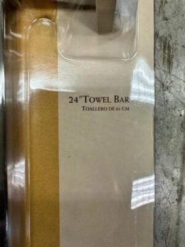24" NICKEL FINISH TOWEL BAR