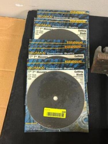 ASSORTED 7" MASONRY CUTTING BLADES
