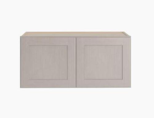 (2) - Stowe 36-in W x 12-in H x 12-in D Deep Taupe Brown Door Wall Fully Assembled Cabinet