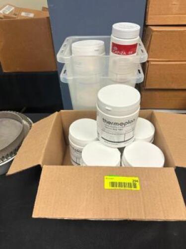 LARGE GROUP OF ASSORTED THERMOPLAN TABS