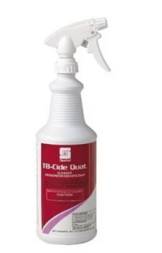 DESCRIPTION: (12) CLEANER DEODORIZER DISINFECTANT BRAND/MODEL: SPARTAN TB-CIDE QUAT SIZE: 1 QT RETAIL$: $5.99 EA QTY: 12