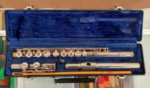 #3 FRENCH MODEL C FOOT FLUTE WITH CASE