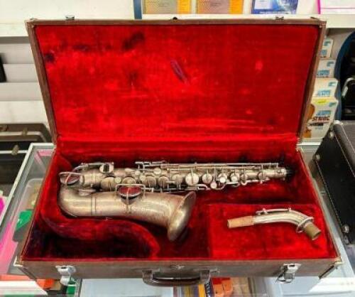 VINTAGE SILVER ALTO SAX