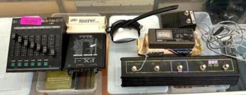 ASSORTED AUDIO EQUIPMENT AS SHOWN