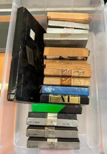 BIN OF ALTO CLARINET REEDS