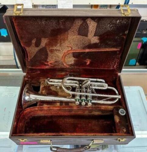 STUDIO SILVER CORNET WITH CASE