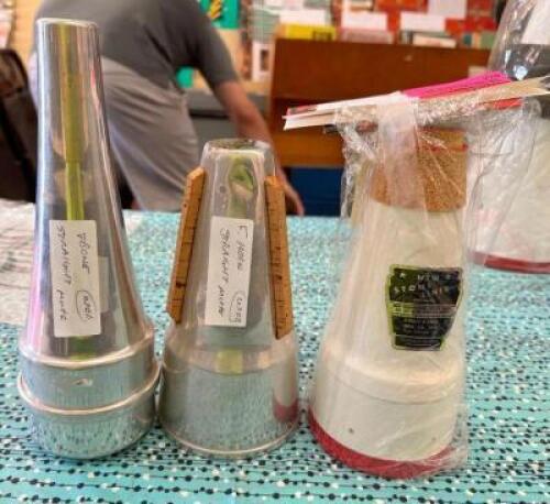 (3)- ASSORTED MUTES