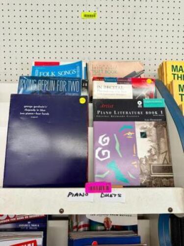ASSORTED PIANO MUSIC BOOKS