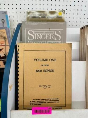 ASSORTED MUSIC BOOKS