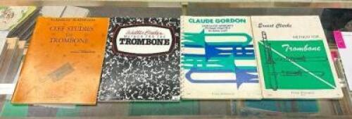 (10) ASSORTED TROMBONE SHEET MUSIC BOOKS