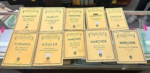 (20) ASSORTED SCHIRMER LIBRARY OF MUSIC CLASSICS BOOKS