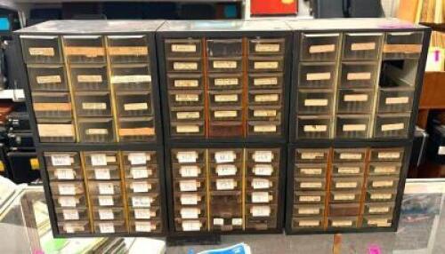 (6) HARDWARE BINS