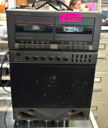 KARAOKE CASETTE PLAYER SPEAKER