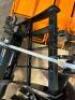DESCRIPTION: MINI EXCAVATOR RAKE ATTACHMENT BRAND/MODEL: LANTY INFORMATION: 25MM PIN HOLE RETAIL$: $500.00 QTY: 1 - 2