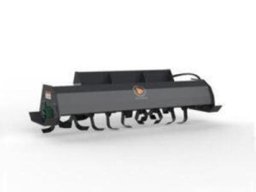 DESCRIPTION: 72" SKID STEER TILLER ATTACHMENT BRAND/MODEL: WOLVERINE TL-12-72W RETAIL$: $2,160.00 QTY: 1
