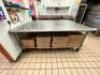 STAINLESS STEEL PREP TABLE - 4