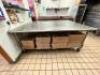 STAINLESS STEEL PREP TABLE - 5