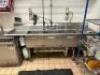 THREE COMPARTMENT STAINLESS STEEL SINK - 10