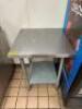 STAINLESS STEEL PREP TABLE - 3