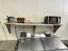STAINLESS STEEL WALL SHELF - 2