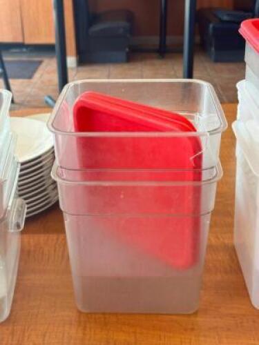(2) - 8 QT. CONTAINERS