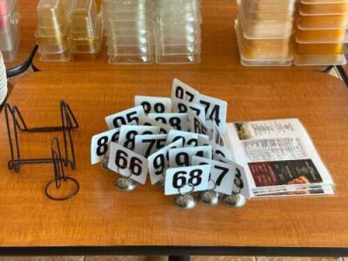 TABLE NUMBERS AND SIGN HOLDERS