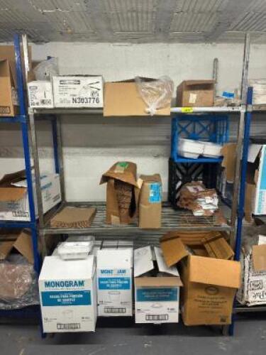 SHELVING UNIT WITH LARGE ASSORTMENT OF SMALLWARES