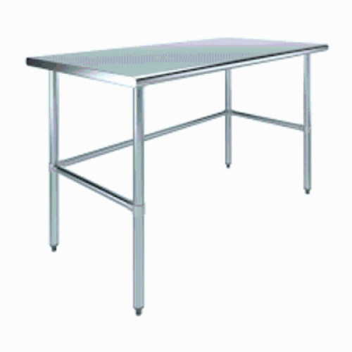 DESCRIPTION: (1) WORK TABLE INFORMATION: GRAY, STEEL SIZE: 30" X 60" X 36" RETAIL$: $450.00 EA QTY: 1
