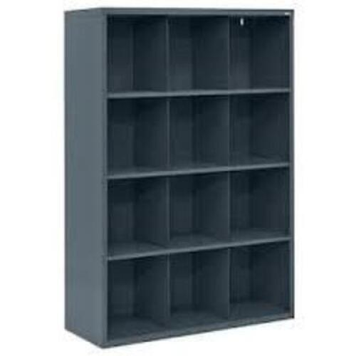 DESCRIPTION: (1) CUBBY STORAGE BRAND/MODEL: SANDUSKY LEE #IC00461866-09 INFORMATION: BLACK, STEEL SIZE: 66 IN. H X 46 IN. W X 18 IN. D RETAIL$: $599.0