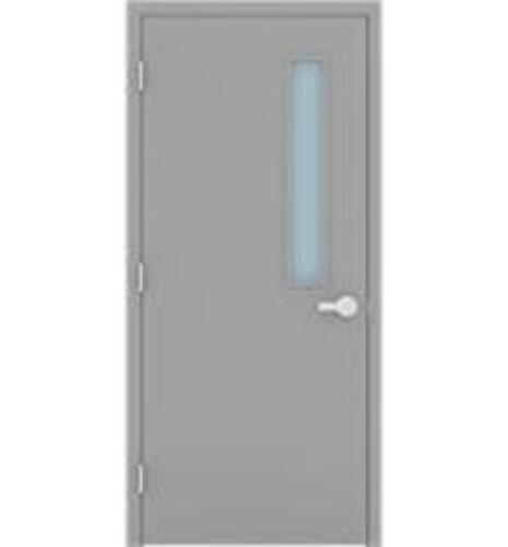 DESCRIPTION: (1) STEEL DOOR, FLUSH, WITH WINDOW BRAND/MODEL: CECO-ENVOY #35YV90 INFORMATION: STEEL SIZE: 80 IN DOOR OPENING HT, 1 3/4 IN THICK RETAIL$