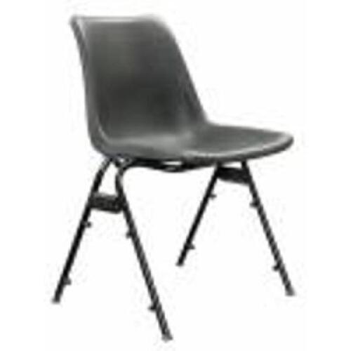 DESCRIPTION: (2) STACKING CHAIR BRAND/MODEL: PRODUCT NUMBER #3W034G INFORMATION: BLACK, PLASTIC, STEEL FRAME RETAIL$: $75.30 EA QTY: 2