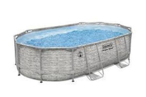 DESCRIPTION: (1) POWER STEEL FRAME ABOVE GROUND POOL BRAND/MODEL: COLEMAN INFORMATION: OVAL SIZE: 13'X42" RETAIL$: $600.00 EA QTY: 1