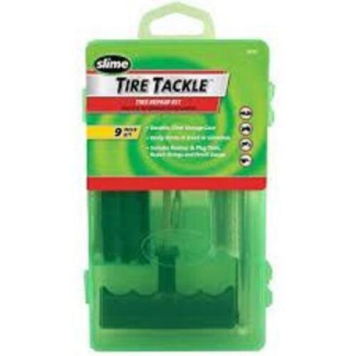 DESCRIPTION: (4) LARGE TIRE TACKLE REPAIR KIT BRAND/MODEL: SLIME INFORMATION: 22 PIECE KIT RETAIL$: $11.99 EA QTY: 4