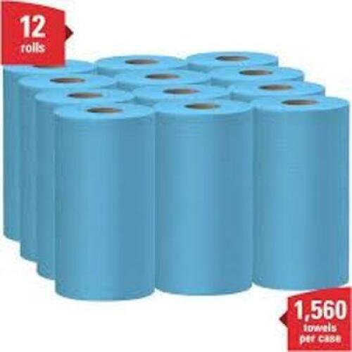 DESCRIPTION: (12) ROLLS OF REINFORCED WIPES BRAND/MODEL: WYPALL #35411 INFORMATION: BLUE SIZE: X60 RETAIL$: $138.46 EA QTY: 12