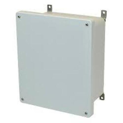 DESCRIPTION: (1) NON METALLIC ENCLOSURE BRAND/MODEL: ALLIED MOULDED PRODUCTS #AMP1206LF SIZE: 12" X 10" X 6" RETAIL$: $88.95 EA QTY: 1