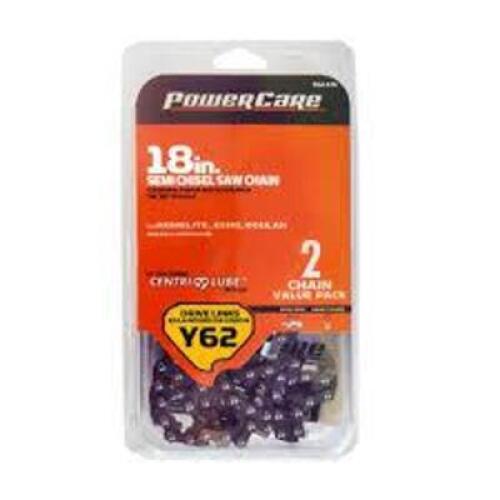 DESCRIPTION: (1) SEMI CHISEL SAW CHAIN BRAND/MODEL: POWERCARE #462-841 SIZE: 18" RETAIL$: $20.00 EA QTY: 1