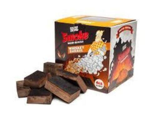DESCRIPTION: (2) SMOKE WOOD BLOCKS, FLAVORED BRAND/MODEL: JEALOUS DEVIL INFORMATION: WHISKEY BARREL, SIZE: 8 LB BOX RETAIL$: $37.95 EA QTY: 2